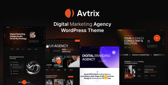 Avtrix - Digital Marketing Agency WordPress Theme Logo