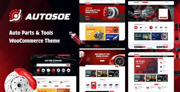 Autosoe - Auto Parts WooCommerce WordPress Theme Logo
